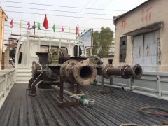 内蒙古客户订購(gòu)的两台LFB200型输送泵发货