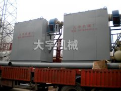 两台脉冲袋式除尘器发货出厂